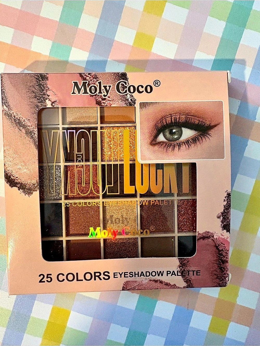 Moly Coco You Lucky 25 Colors Eyeshadow Palette Multicolor